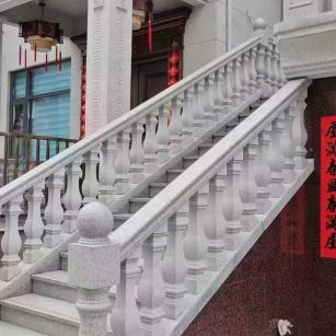 黑龙江 天然石材 阳台庭院护栏、栏杆