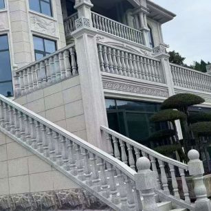 黑龙江 芝麻白别墅，栏杆