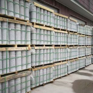 黑龙江 芝麻白挡车柱、阻车桩、隔离柱