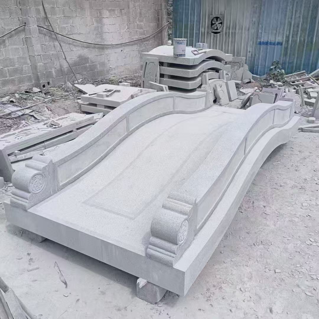 黑龙江 芝麻灰花岗岩园林景观 小石桥