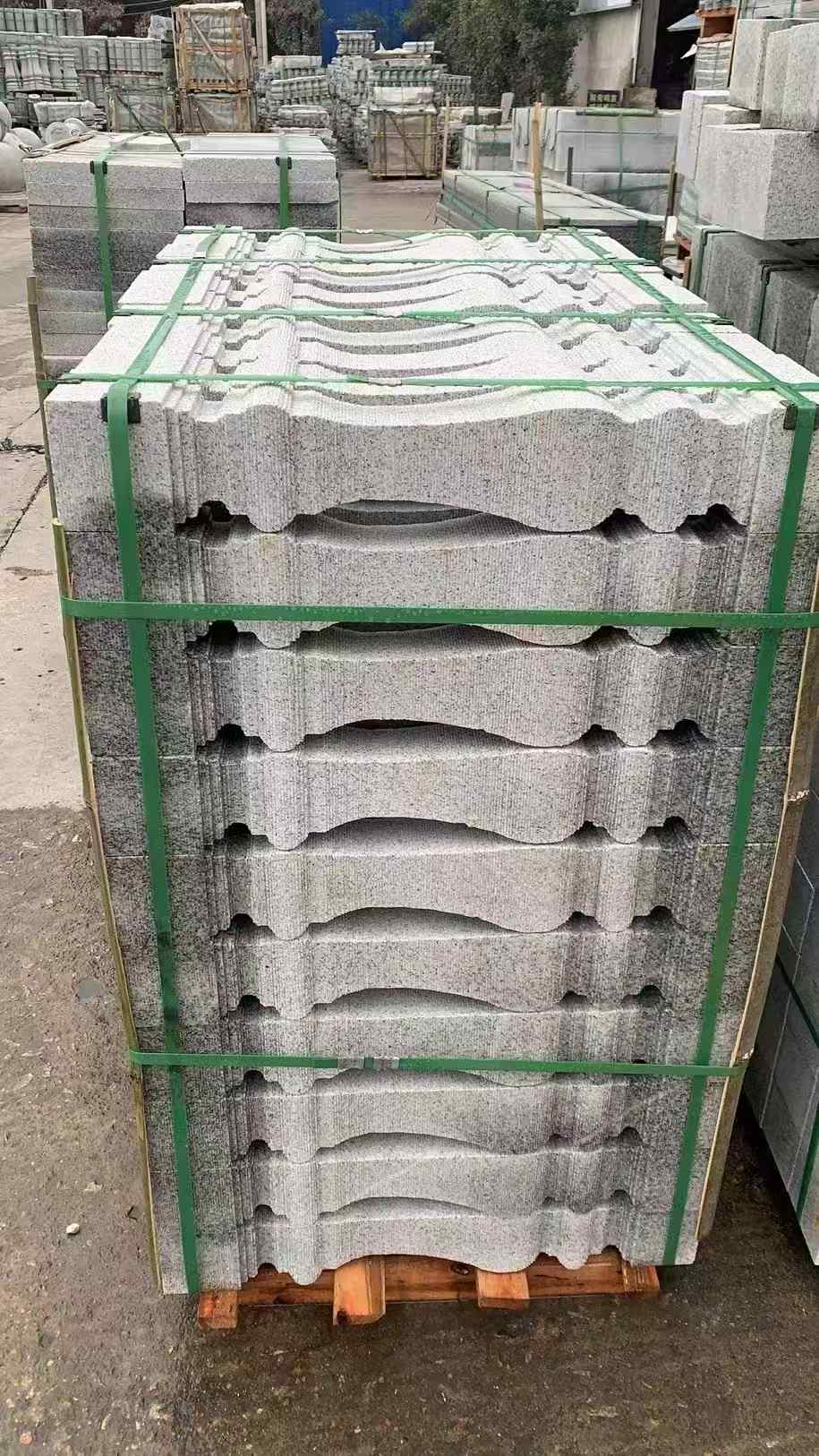 黑龙江 芝麻白方形拉丝面，栏杆花瓶柱
