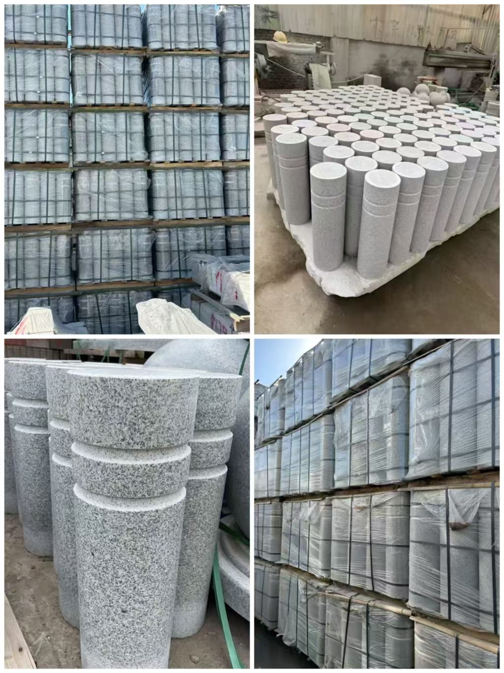 黑龙江 芝麻白花岗岩挡车柱、隔离柱多少钱